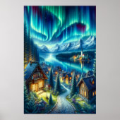 Poster Solitude Sérénité : Cabine au milieu des bois ench (Devant)