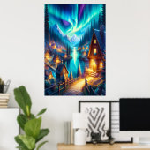 Poster Solitudes Haven : Une retraite Cabine (Bureau à domicile)