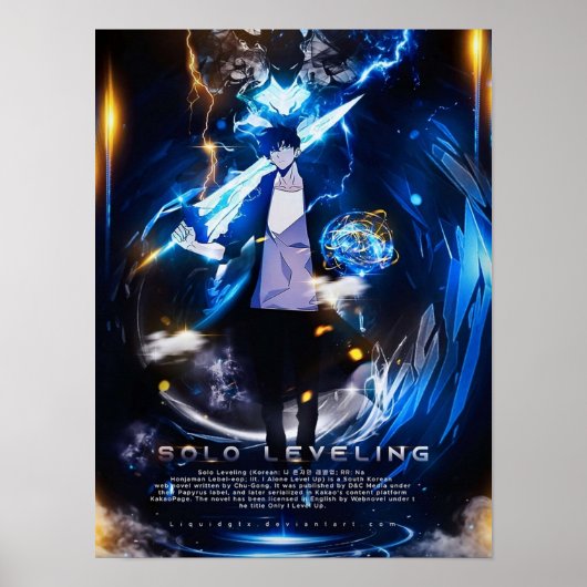 Poster Solo de nivellement (Devant)