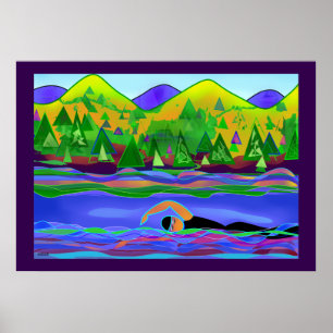 Poster Solo en eau libre