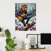 Poster Solo enneigé : Riff hivernal du lion (Bureau à domicile)