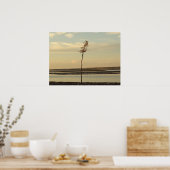 Poster Solo Tree sur Cape Cod Beach Photo (Cuisine)