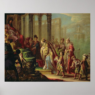 Poster Solomon and the Queen of Sheba, ou Esther before A