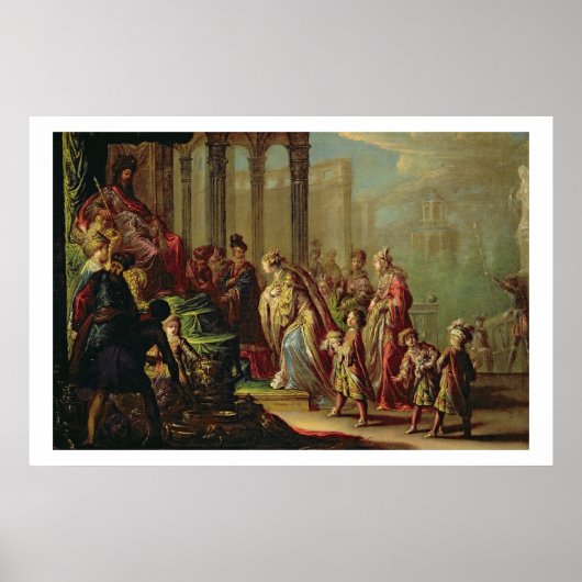 Poster Solomon and the Queen of Sheba, ou Esther before A (Devant)