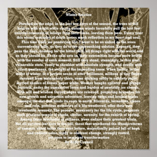 Poster Solstice d'hiver