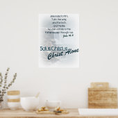 Poster Solus Christus/ Christ seul (Cuisine)