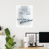Poster Solus Christus/ Christ seul (Bureau à domicile)
