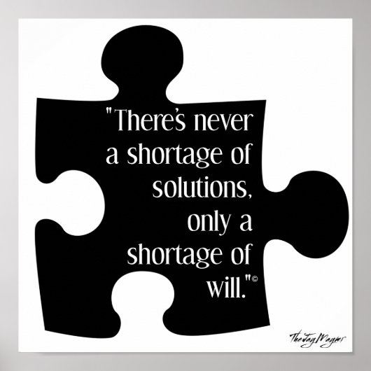 Poster "Solutions" (Devant)