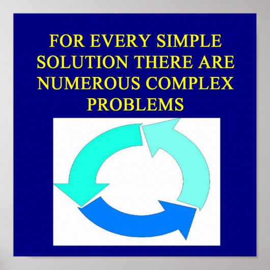 Poster solutions et problèmes proverbes (Devant)