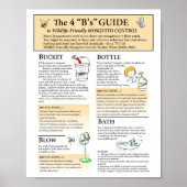 Poster Solutions pour moustiques respectueuses de la faun (Devant)