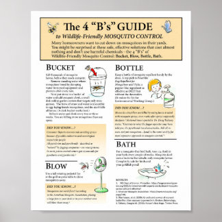 Poster Solutions pour moustiques respectueuses de la faun