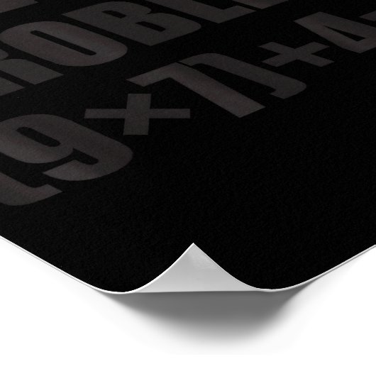 Poster Solve The Problem Funny 67 Meme Brainrot Math Teac (Coin)