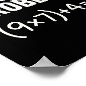 Poster Solve The Problem Funny Math 67 Meme Teacher Stude (Coin)