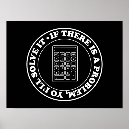 Poster Solveur De Problèmes. (Devant)