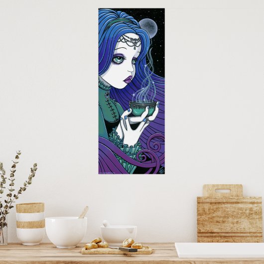 Poster "Soma" Céleste Moon Ritual Fae (Cuisine)