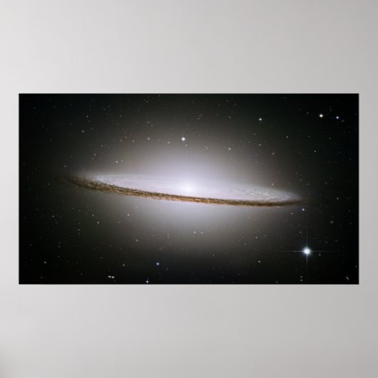 Poster Sombrero Galaxy (Devant)
