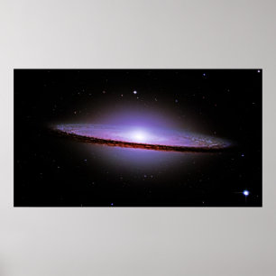 Poster Sombrero Galaxy Print