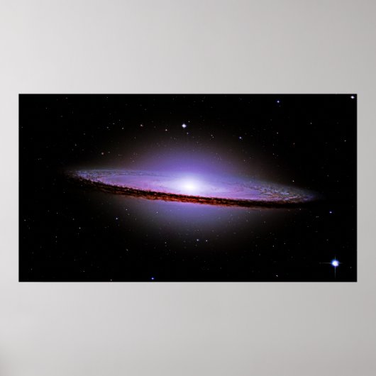 Poster Sombrero Galaxy Print (Devant)