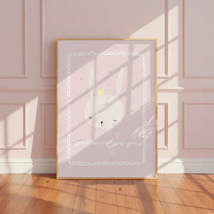 Poster Some Bunny Loves You Filles Chambre Nurserie Art