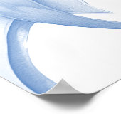 Poster Something Blue Bow Bridal Shower Welcome (Coin)