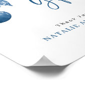 Poster Something Blue Bridal Shower Cards & Gift Sign (Coin)