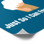 Poster Sometimes I Drink Milk Lactose Intolerant Ironic  (Coin)