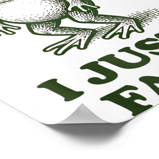 Poster Sometimes I Just Be Fartin' Frog Humor Funny Fart  (Coin)