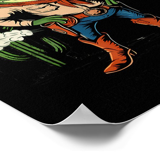 Poster Sometimes I Just Be Farting Funny Cowboy Frog (Coin)