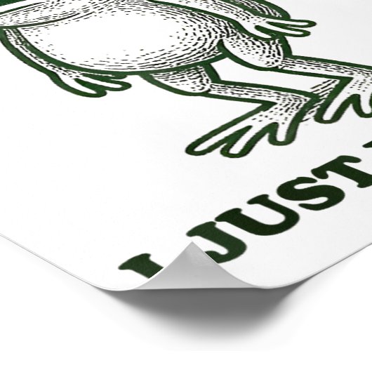 Poster Sometimes I Just Be Farting Funny Frog  (Coin)