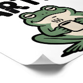 Poster Sometimes I Just Be Farting Funny Meme Silly Frog  (Coin)