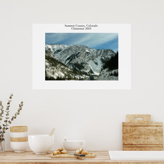 Poster sommet comté colorado (Cuisine)