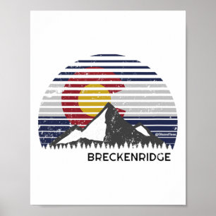 Poster Sommet de Breckenridge Colorado