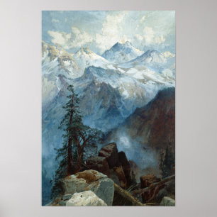 Poster Sommet de Moran de la Sierras Peinture