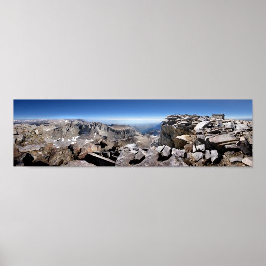 Poster Sommet du mont Whitney - sentier John Muir (Devant)