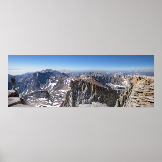 Poster Sommet du mont Whitney - sentier John Muir - Sierr (Devant)