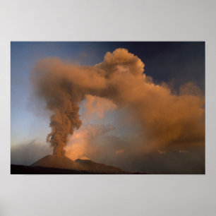 Poster sommet du Mt. Etna, Sicile, Italie