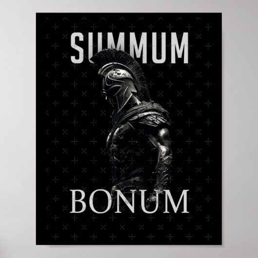 Poster Sommum Bonum - Faites ce qui est juste (Devant)