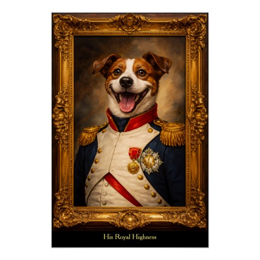 Poster Son Altesse Royale Chien (Devant)