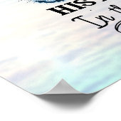 Poster Son Ancre A Un Bleu Fort (Coin)