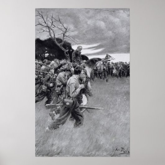 Poster Son armée a rompu ses pleurs et ses sanglots (Devant)