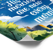 Poster Son Art de la nurserie chrétienne Boho Mercies imp (Coin)