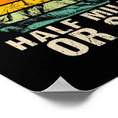 Poster Son Autre Randonnée De Camping À 800 Mètres (Coin)