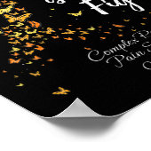 Poster Son combat Crps Complexe Syndrome régional de doul (Coin)