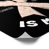 Poster Son Combat Est Mon Cerveau Feu Tumor Gris Ribbon (Coin)