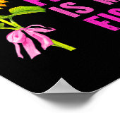 Poster Son combat est mon combat Conscience du cancer du  (Coin)