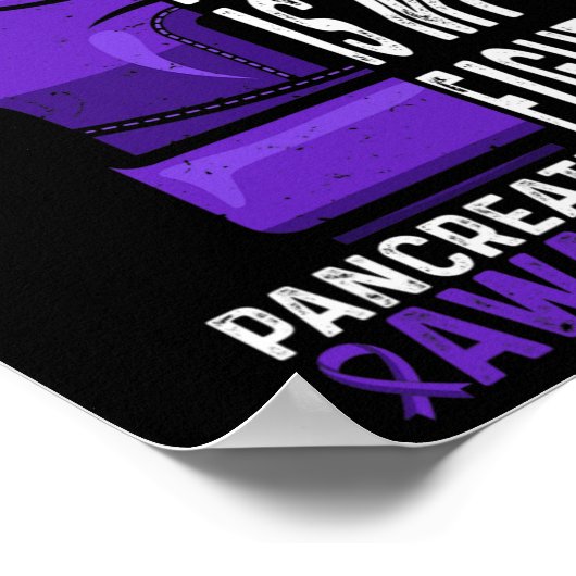 Poster Son combat est Mon combat Conscience du cancer du (Coin)