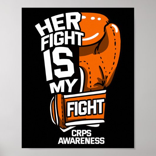 Poster Son Combat Est Mon Combat Crps Sensibilisation Rsd (Devant)