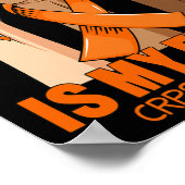 Poster Son Combat Est Mon Combat Crps Sensibilisation Rsd (Coin)