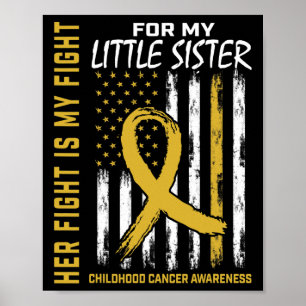 Poster Son combat est mon combat Petite soeur Cancéreux E