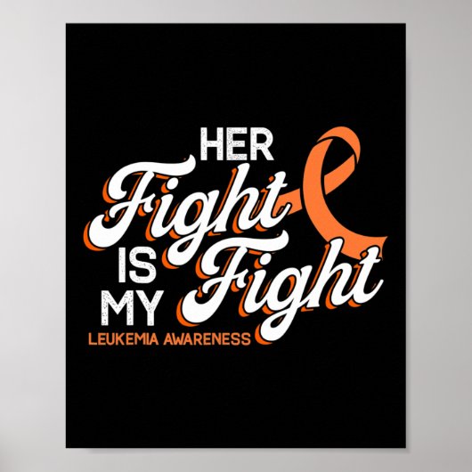 Poster Son Combat Est Mon Combat Pour Les Patients De Leu (Devant)